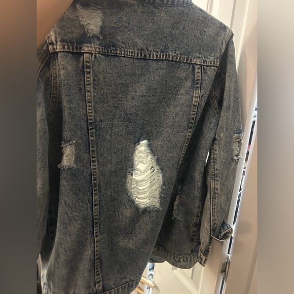 Altar'd State Distressed Denim Jacket - Picture 3 of 3